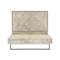 Armen Living Peridot 4 Piece Queen Bedroom Set in Natural Acacia Wood SETPEBDQN4A - alternate 2